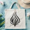 SVG design featuring stylized flame graphics suitable for digital art projects.