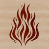 Flame Vector Shape for Design Vector graphic representation of fire, ideal for graphic designers and crafters using cutting machines or laser cutters.