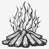 Artistic Camp Fire In PNG For Free Download