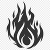 Artistic Fire Vector Drawing - Free SVG