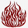 Flames Digital Artwork In PNG & SVG - Free Digital Download