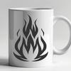 Unique Flames In DXF - Free Digital Download