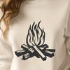 Beautiful Camp Fire Vector Image - Free DXF