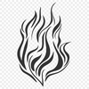 Fire In DXF Format - Free Digital Download, Commercial Use