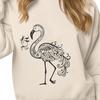 Stunning Flamingo Printable Artwork - Free DXF