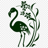 Floral Bird In DXF Format - Free Download