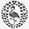 Beautiful Flamingo In SVG, PNG, PDF And DXF File Formats - Free