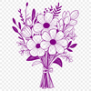 Beautiful Floral Bouquet Illustration A bouquet of flowers, ideal for wedding decorations and Mothers Day gifts.