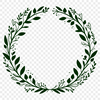 A wreath design made up of flowers, suitable for cutting machine use with Cricut or similar tools.