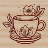 Beautiful Vector Design Cup A simple vector design illustration of a cup, suitable for various uses including personal projects and commercial endeavors.