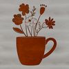 Free Vector Coffee Cup Illustration A simple cup design suitable for various digital applications, including vector art and clipart.