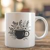 Free SVG Coffee Cup Design A simple cup illustration designed for vector graphics and digital cutting.