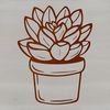 Illustration of a desert succulent plant in vector format.