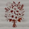 Wedding Decor Bouquet Design A colorful arrangement of flowers in a vase, suitable for wedding decorations or Mothers Day gifts.