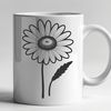 Delicate Daisy Flower Icon Close-up illustration of a daisy flower in vector format.