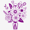 Wedding Decoration Floral Design A bouquet of colorful flowers in various shapes and sizes, ideal for wedding decorations or Mother's Day gift ideas.