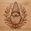 Floral Creature Vector Design A mythical creature with a floral-inspired head, depicted in a stylized vector design.