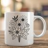 Beautiful Flower Bouquet Design A colorful bouquet of flowers arranged in a decorative shape, ideal for crafting and design projects.