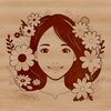 Elegant Female Silhouette in Floral Pattern Vector illustration of a female figure in a floral patterned dress, suitable for personal or commercial projects.