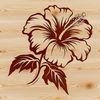A colorful illustration of a hibiscus flower, a popular choice for gardening and floral designs.
