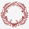 A circular arrangement of flowers in various colors and styles, suitable for vector design projects.