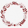 Floral Wreath Design Vector Art Template A high-quality floral wreath design created as a vector art template for cutting machines like Cricut.