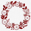 Floral Wreath Clip Art Vector A floral wreath design created as an SVG file.