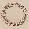 Free Wreath Clip Art A floral wreath design created as a scalable vector graphic (SVG) for digital use.