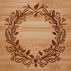 Free Editable Wreath Illustration An editable SVG wreath illustration suitable for various applications.