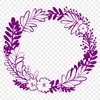 DIY Floral Decoration Template Floral SVG wreath design for crafting and DIY projects.