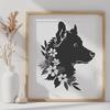 Beautiful Australian Shepherd Vector Illustration - Free PDF