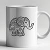 Artistic Elephant Printable Artwork