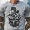 Floral Cupcake In DXF Format