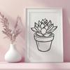 Artistic Plant - Cricut SVG