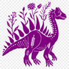 Floral Dino In PDF Free Commercial Use Download