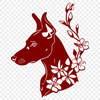 Unique Doberman Pinscher - For Glowforge Project