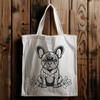 Sitting French Bulldog DXF - Clipart For Commercial Use