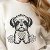 Ornate Shih Tzu - Procreate SVG