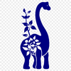 Beautiful Brachiosaurus SVG, PNG, PDF And DXF Files