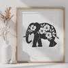 Ornate Elephant Vector Craft File