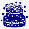 Floral Cake SVG - For Procreate Project