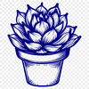 Plant Printable Image In SVG, PNG, PDF And DXF Formats