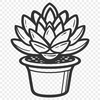 Beautiful Plant Vector Craft File In PNG For Free Download