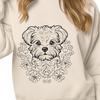 Beautiful Morkie In SVG, PNG, PDF And DXF File Formats - Free