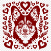 Beautiful Welsh Corgi In DXF For Free Download