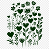 Floral Flower Decal - Free PNG