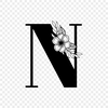 Floral Letter PNG - Free Commercial Use Download