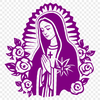 Ornate Our Lady Of Guadalupe In SVG - For Free Download, Commercial Use