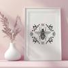 Bee Printable Artwork In PNG & SVG - Free Digital Download