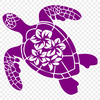 Floral Sea Turtle PDF - Free Commercial Use Download